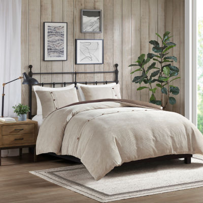 Madison Park Lennox Corduroy 3-pc. Duvet Cover Set