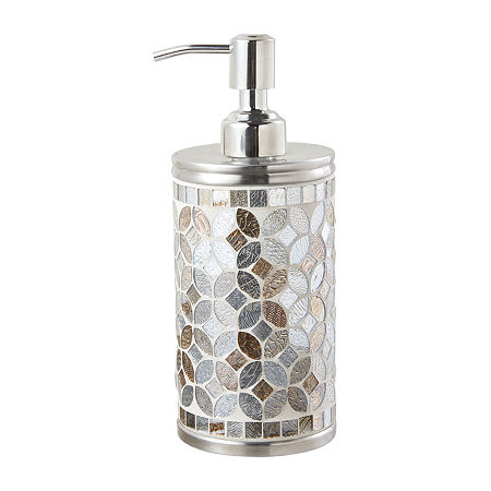 Croscill Seville Soap Dispenser, One Size, Gray