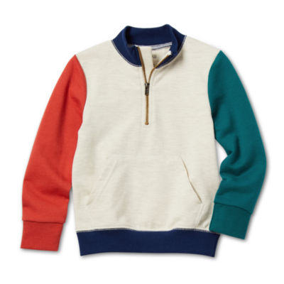 Half zip pullover on sale boys