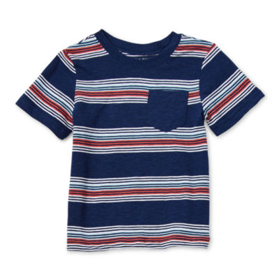 Okie Dokie Toddler & Little Boys Crew Neck Short Sleeve T-Shirt