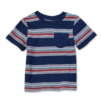 Okie Dokie Toddler & Little Boys Crew Neck Short Sleeve T-Shirt