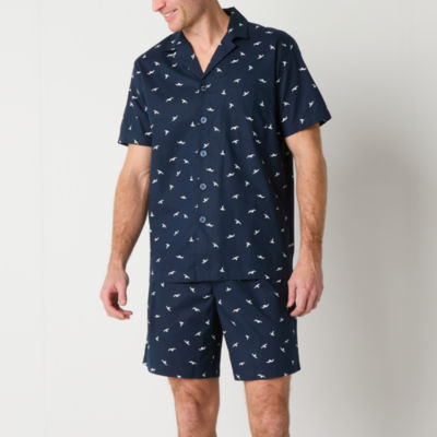Stafford Modal Mens Short Sleeve 2-pc. Pajama Sets