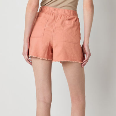 a.n.a Womens High Rise Pull-On Short