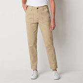 St. John's Bay Plus Women's Relaxed Fit Girl Friend Chino Pant - JCPenney