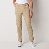 St. John's Bay Secretly Slender Womens Mid Rise Straight Corduroy Pant -  JCPenney