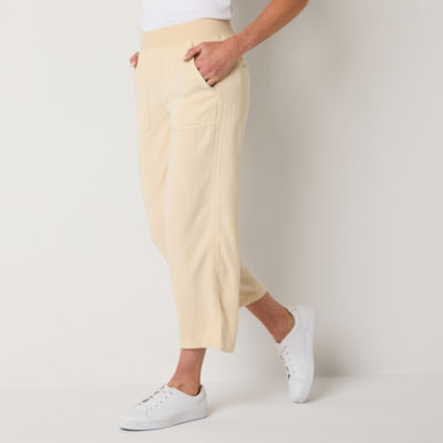 St. John's Bay High Rise Wide Leg Capris