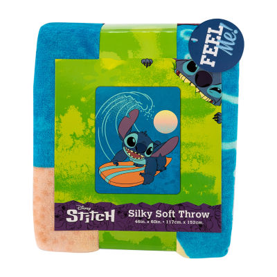 Northwest Silk Touch Lilo & Stitch Midweight Throw