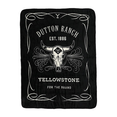 Northwest Yellowstone Whiskey Label Midweight Throw