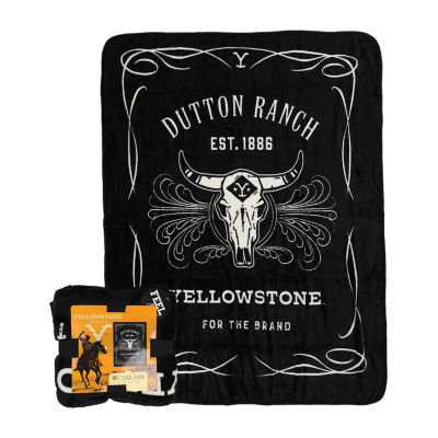 Northwest Yellowstone Whiskey Label Midweight Throw