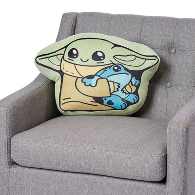 Northwest Mandalorian Frog Cloud Baby Yoda Throw Pillows