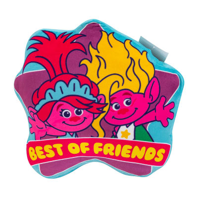 Northwest Best Friends Cloud Trolls Throw Pillow, Color: Pink