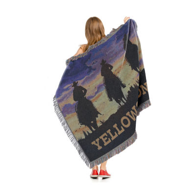Northwest Yellowstone Giddy Up Tapestry Throw