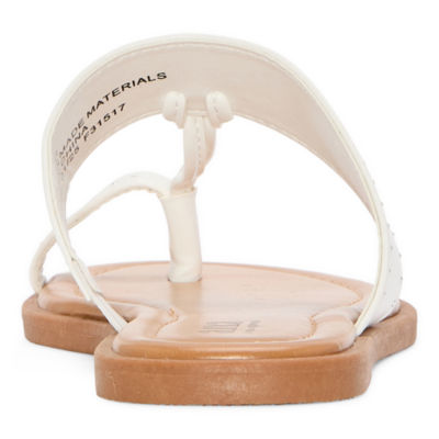 a.n.a Womens Studded Toe Strap Slide Slide Sandals