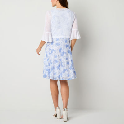 Perceptions Womens Paisley Jacket Dress