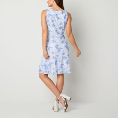 Perceptions Womens Paisley Jacket Dress