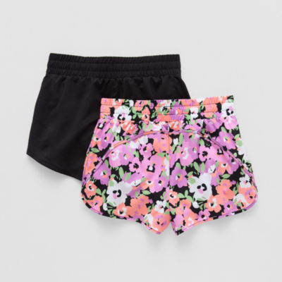 Xersion Little & Big Kid Girls Mid Rise 2-pc. Running Short