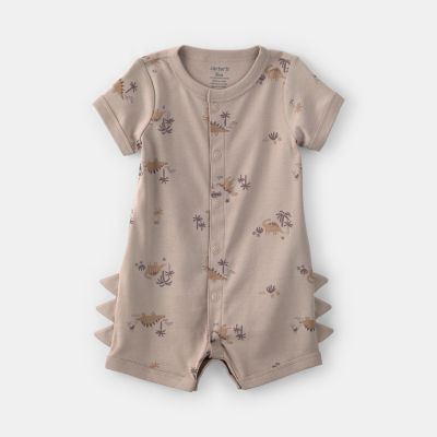 Carter's Baby Boys Short Sleeve Animal Romper