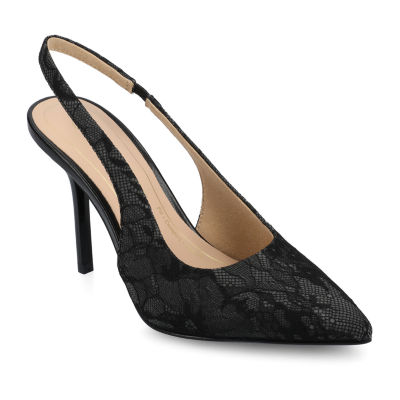 Journee Collection Elenney Womens Pointed Closed Toe Stiletto Heel Pumps