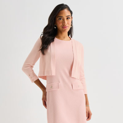 Marc New York Womens 3/4 Sleeve Shrug