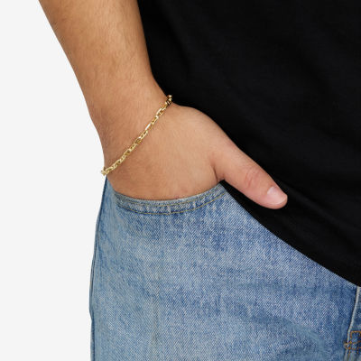 Limited Quantities! Womens 14K Gold Inch Hollow Mariner Chain Bracelet