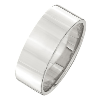 7MM Sterling Silver Wedding Band