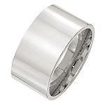 12MM Sterling Silver Wedding Band