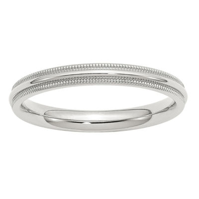 3MM Sterling Silver Wedding Band