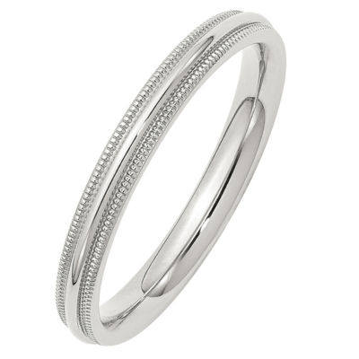 3MM Sterling Silver Wedding Band