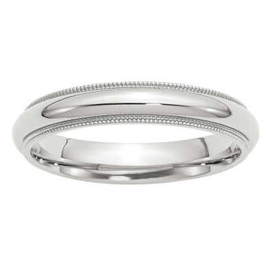 4MM Sterling Silver Wedding Band