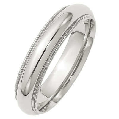 5MM Sterling Silver Wedding Band