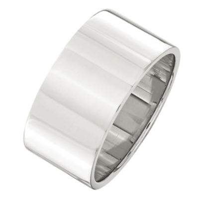 10MM Sterling Silver Wedding Band