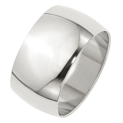 12MM Sterling Silver Wedding Band