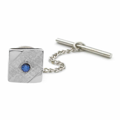 Crystal-Accent Tie Tack