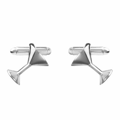 Martini Glass Cuff Links