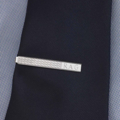 Personalized Wave Pattern Tie Bar