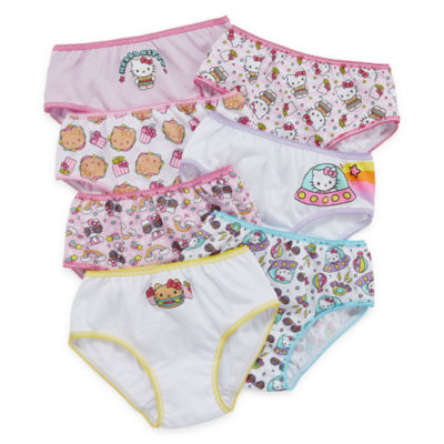 Little Girls Hello Kitty 7 Pack Brief Panty