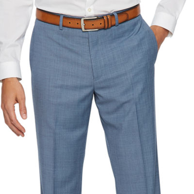 Collection by Michael Strahan Coolmax Mens Stretch Classic Fit Suit Pants, Color: Lt Blue - JCPenney