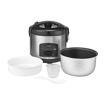 Cooks Non-Stick Rice Cooker 22309/22309C, Color: Stainless Steel - JCPenney