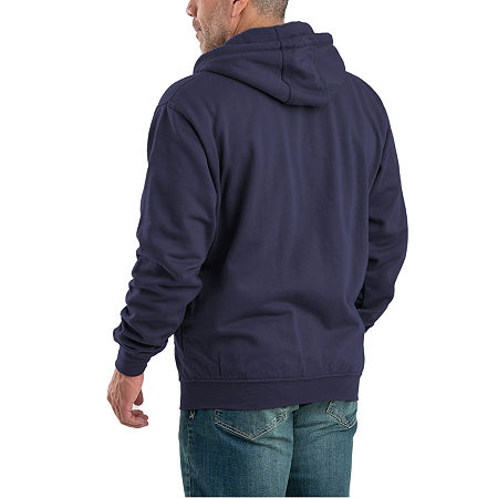 Berne Heritage Thermal Lined Mens Hooded Long Sleeve Sweatshirt, Xx-large, Blue