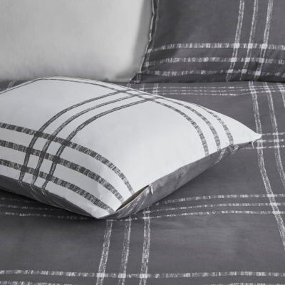 Intelligent Design Plaid Midweight Reversible Down Alternative Comforter Set