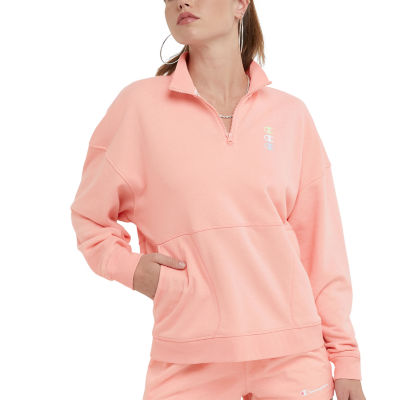 Champion Womens Split Crew Neck Long Sleeve Sweatshirt - JCPenney