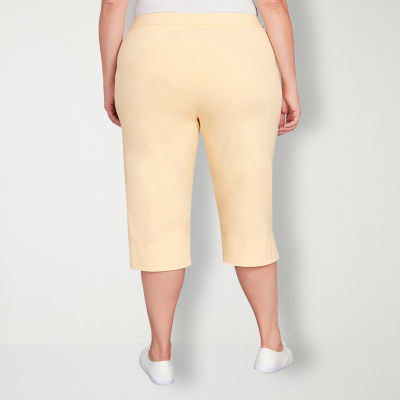 Alfred Dunner Classics Mid Rise Plus Capris