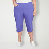 Cotton Capris For Women - Half Capri Pants - Purple at Rs 795.00