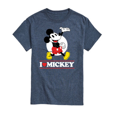 Mens Short Sleeve Mickey Mouse Graphic T-Shirt