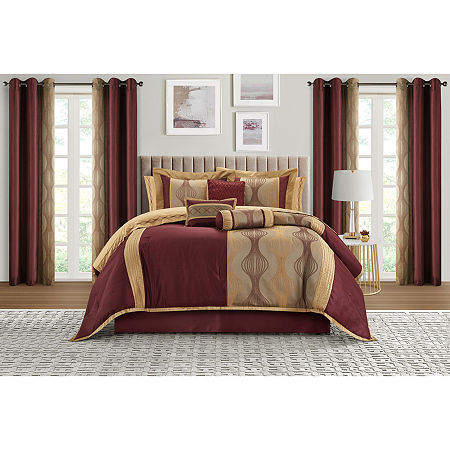 Stratford Park Neve 15-pc. Lightweight Comforter Set, One Size, Red