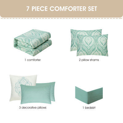 Stratford Park Chandria 7-pc. Lightweight Comforter Set