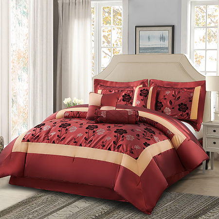 Stratford Park Sue 7-pc. Lightweight Comforter Set, One Size, Red