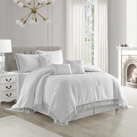 Stratford Park Kenny 7-pc. Lightweight Comforter Set, One Size, White