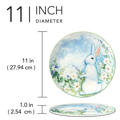 Certified International Easter Morning 4-pc. Earthenware Dinner Plate