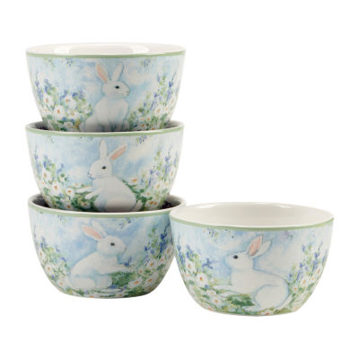 Certified International Easter Morning 4-pc. Earthenware Cereal Bowl
